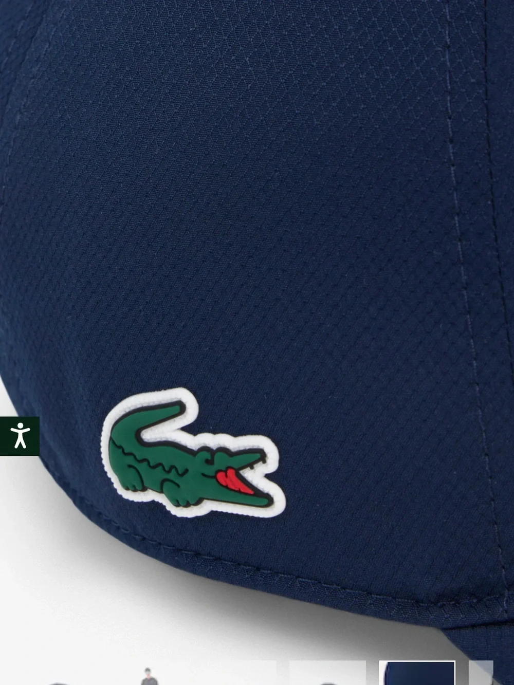 Lacoste Men's Lightweight Sport Cap Navy Blue